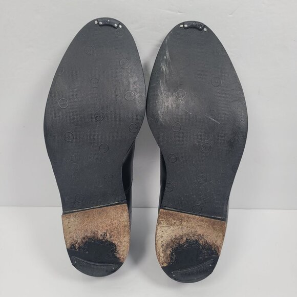 Alden 907 Straight Tip Bal Oxford Men's Black Leather Cap Toe Shoes US Size 11.5 - Picture 7 of 8